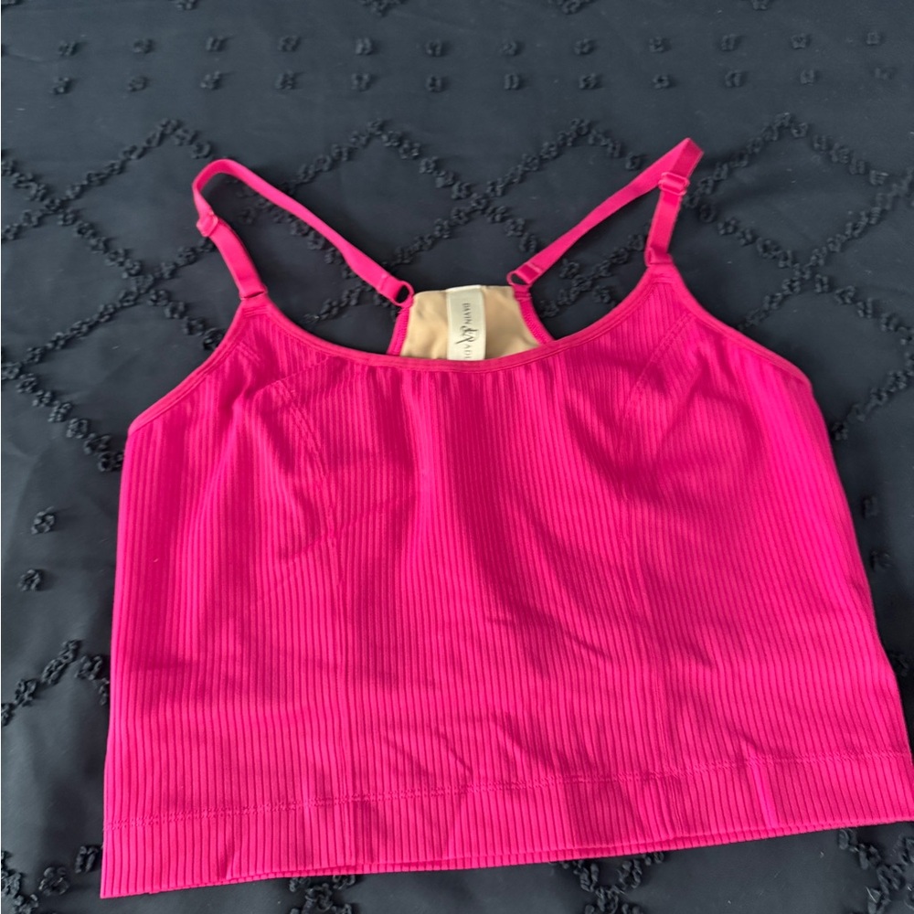 D&A 3 in 1 Ribbed Amelia Crop Cami (Lounge, Active, Swim) Pumping and Nursing